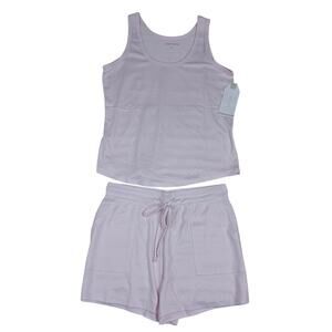 Softies Blush Pink Tank Top and Shorts Lounge Set - Women’s Size S New NWT 2300